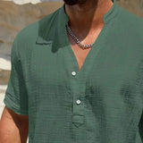 Десислава - Елегантна лятна риза с висока яка