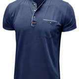 Теодора - Стилна тениска с кръгло деколте и джоб