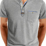 Теодора - Стилна тениска с кръгло деколте и джоб