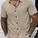 Мария - Лека риза с къс ръкав от лен