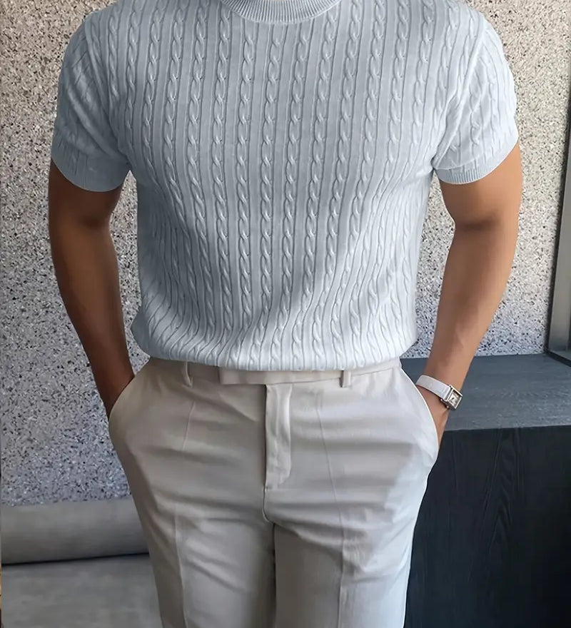 Мария - Елегантен пуловер от трико