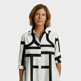 Десислава - Рокля с геометричен модел