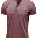 Теодора - Стилна тениска с кръгло деколте и джоб