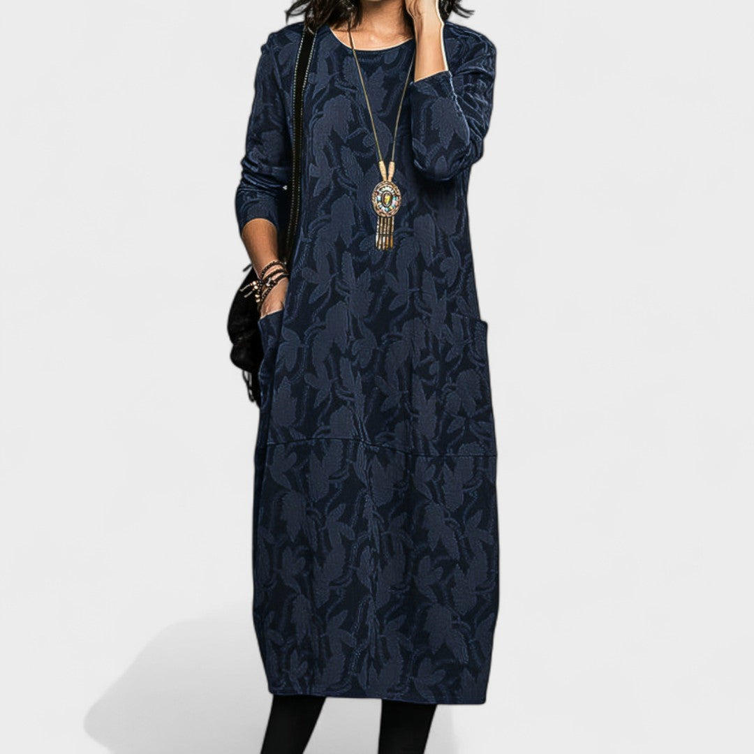 Петя - Елегантна есенна рокля