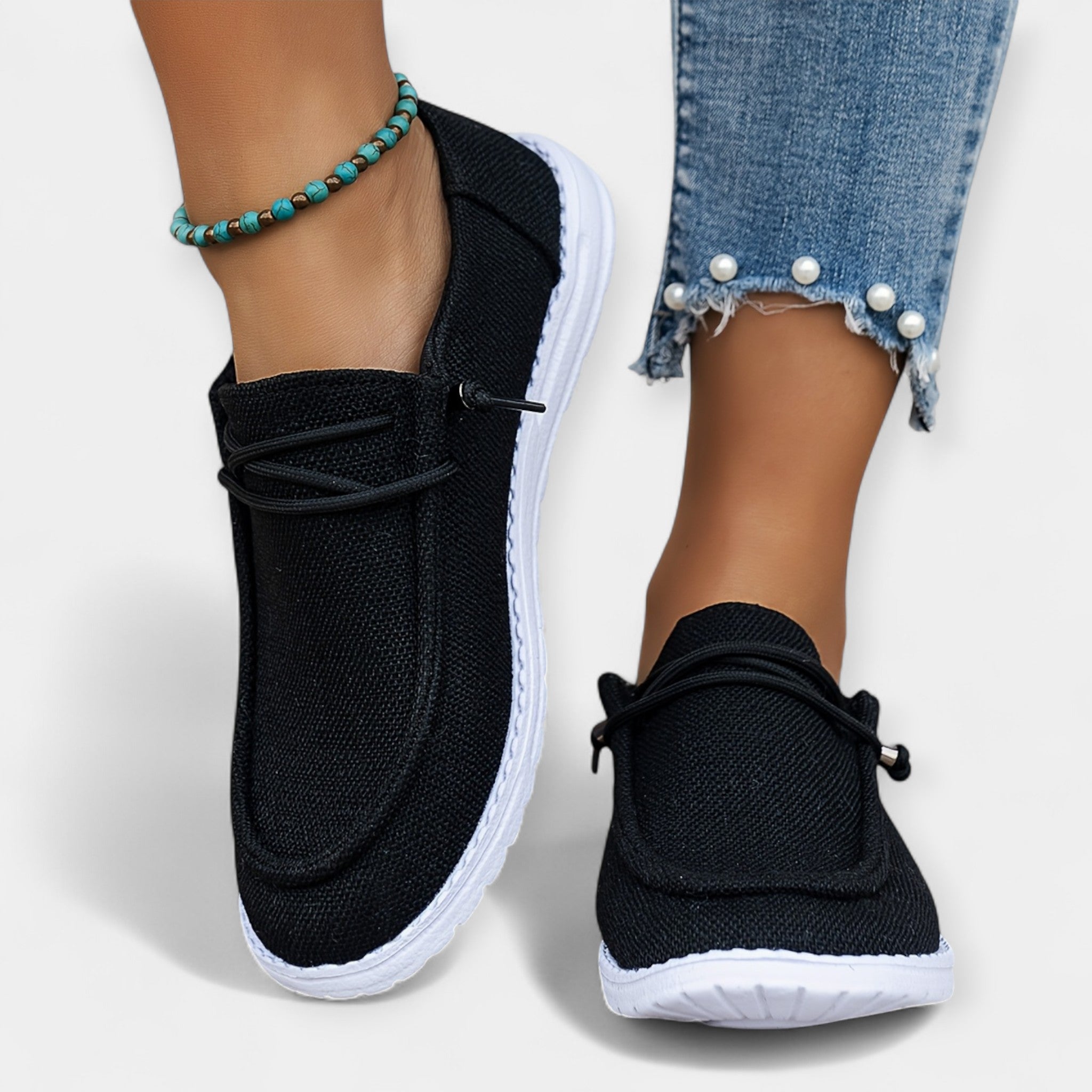 Гергана - Удобни Платнени Обувки за Всекидневна Употреба