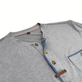 Теодора - Стилна тениска с кръгло деколте и джоб