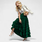 Мира - Елегантна пола с тюл и декоративни детайли