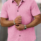 Мария - Лека риза с къс ръкав от лен