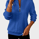 Милена - Дамски пуловер от плетиво