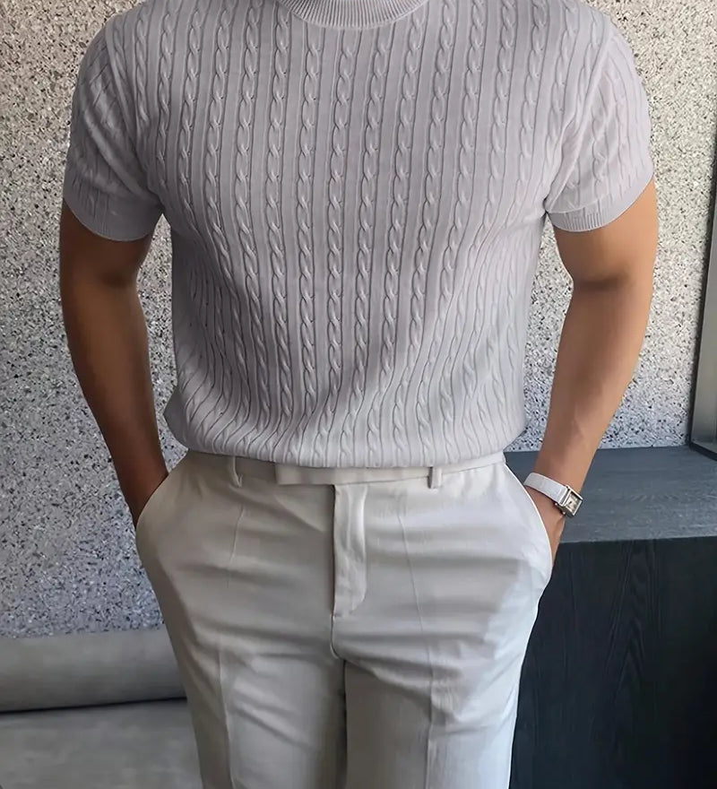 Мария - Елегантен пуловер от трико