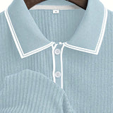 Даниела - Елегантно поло с къси ръкави