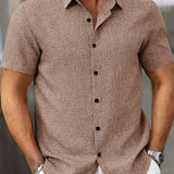 Мария - Лека риза с къс ръкав от лен