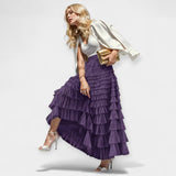 Мира - Елегантна пола с тюл и декоративни детайли