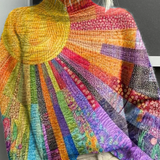 Петя - Колоритен печат на колаж със слънце и поло