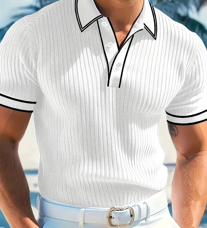 Даниела - Елегантно поло с къси ръкави