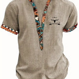 Яна - Елегантна риза с къси ръкави