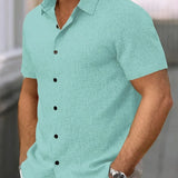 Мария - Лека риза с къс ръкав от лен