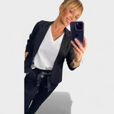 Теодора - Персонализиран комплект: мек сако и широки панталони