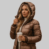 Йоана - Дълго, топло яке с голяма качулка