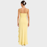 Эвелина - Елегантна корсетна рокля с волани