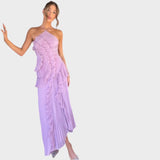 Виктория - Дълга рокля с волани