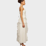 Виктория - Дълга рокля с волани