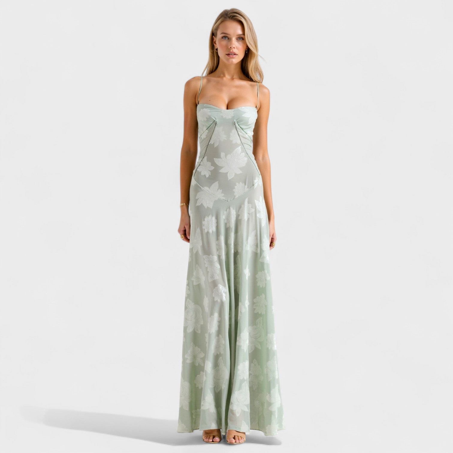 Десислава - Рокля от цветна дантела