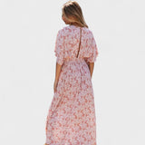 Ваня - Розова бохо рокля с разрез