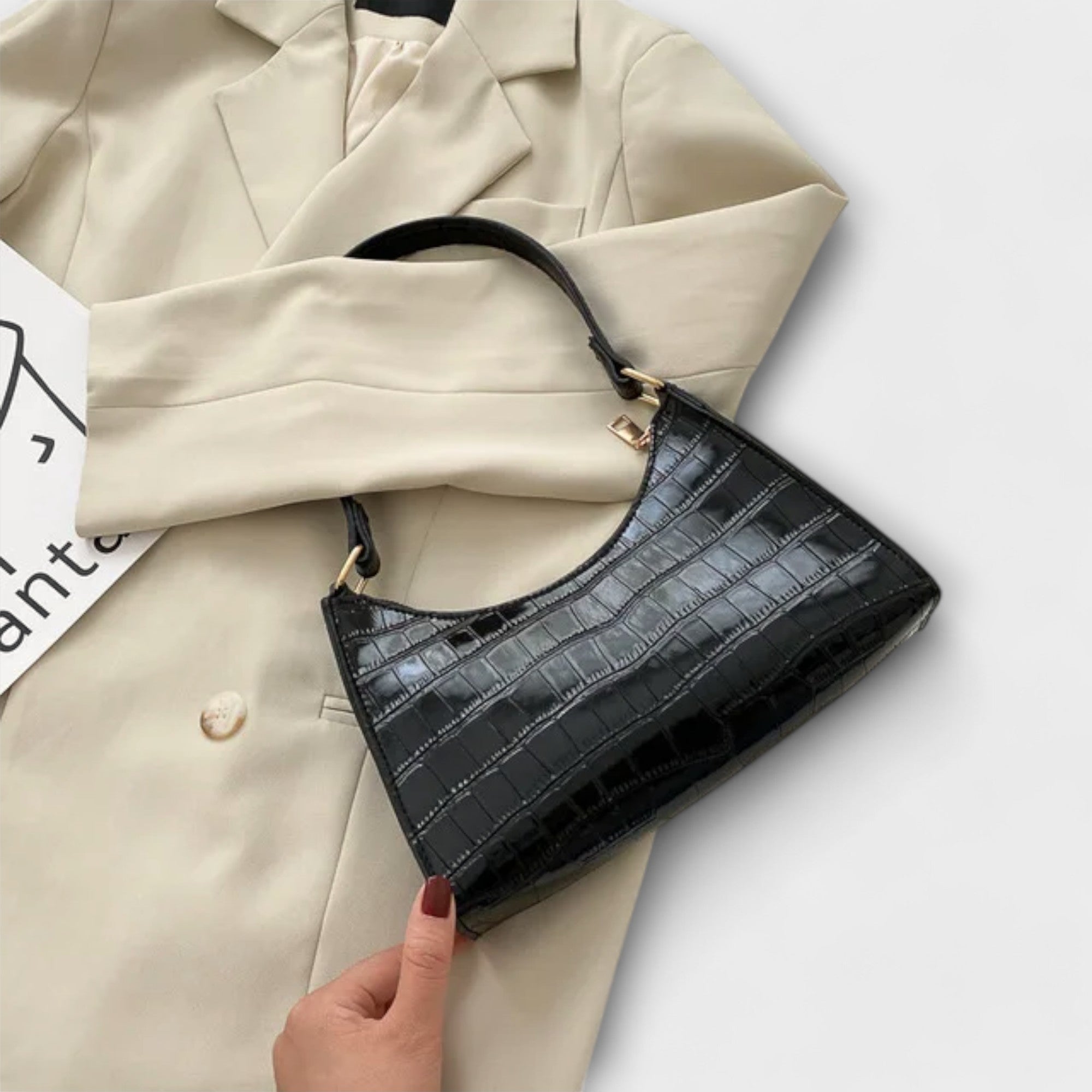 Любомира - Блестяща Кожна Чанта