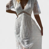 Десислава - Дълга Бохо Чипкова Рокля