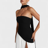 Александра - Дълга рокля с изискан дизайн