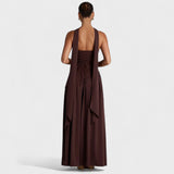 Александра - Дълга рокля с изискан дизайн