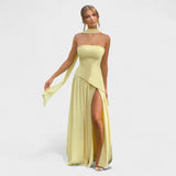 Александра - Дълга рокля с изискан дизайн