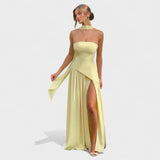 Александра - Дълга рокля с изискан дизайн