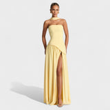 Александра - Дълга рокля с изискан дизайн