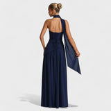 Александра - Дълга рокля с изискан дизайн