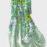 Йоана - Рокля за градина в акварел