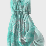 Весела - Рокля с Узор Мидички