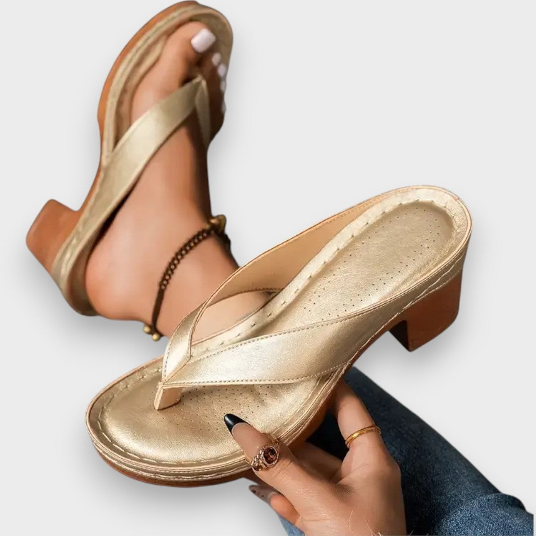 Виктория - Ортопедични балерини с токчета