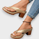 Виктория - Ортопедични балерини с токчета