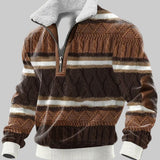 Иван – Суичър с цип и висок яка с пух