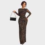 Красимира - Дълга рокля с дълги ръкави