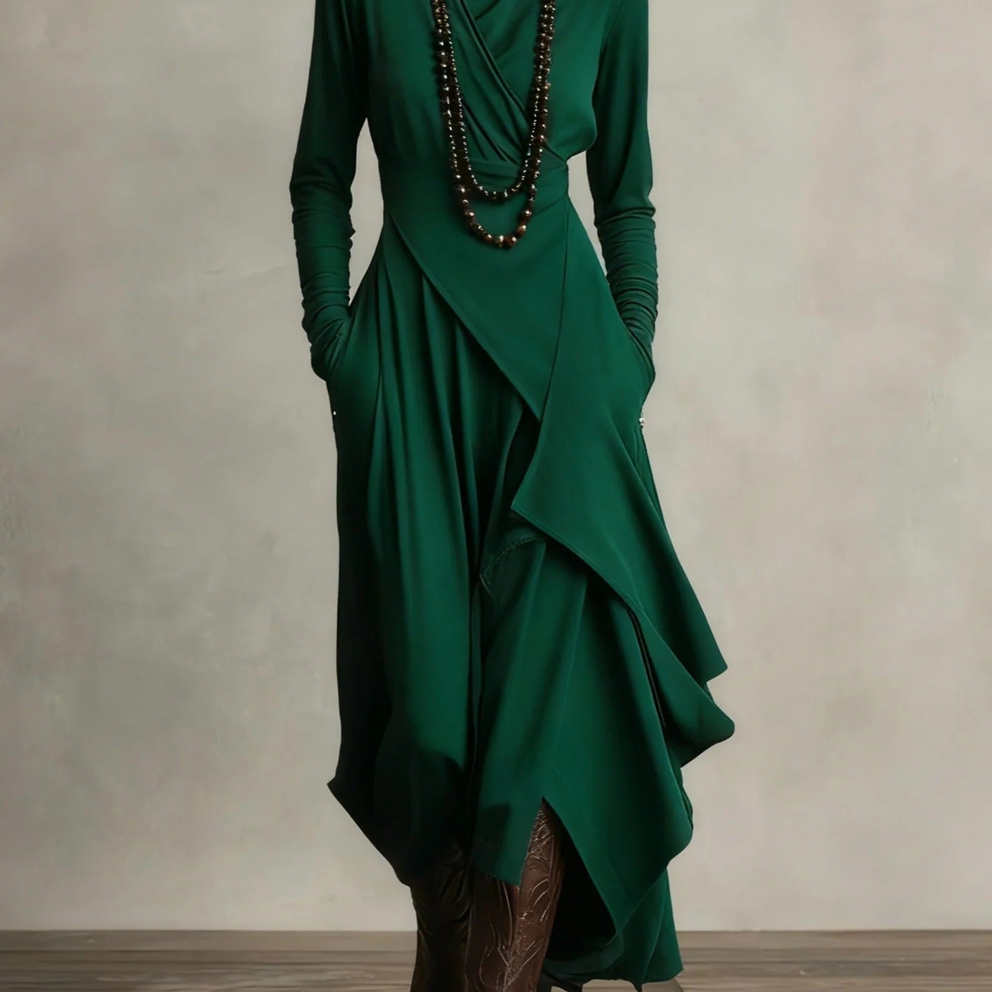 Виктория - Макси рокля от трико Наталия