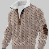 Николай - Суитчер с цип и висок яка с козина