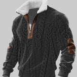 Борислав - Суичър с цип и висок як с козина