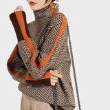 Милена - Пуловер с висока яка