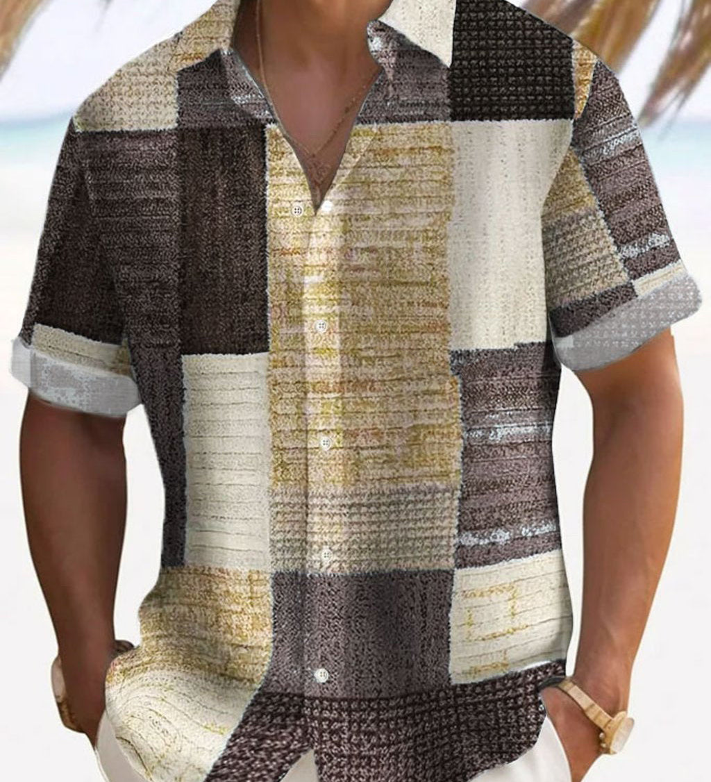 Десислава - Стилна риза с къси ръкави