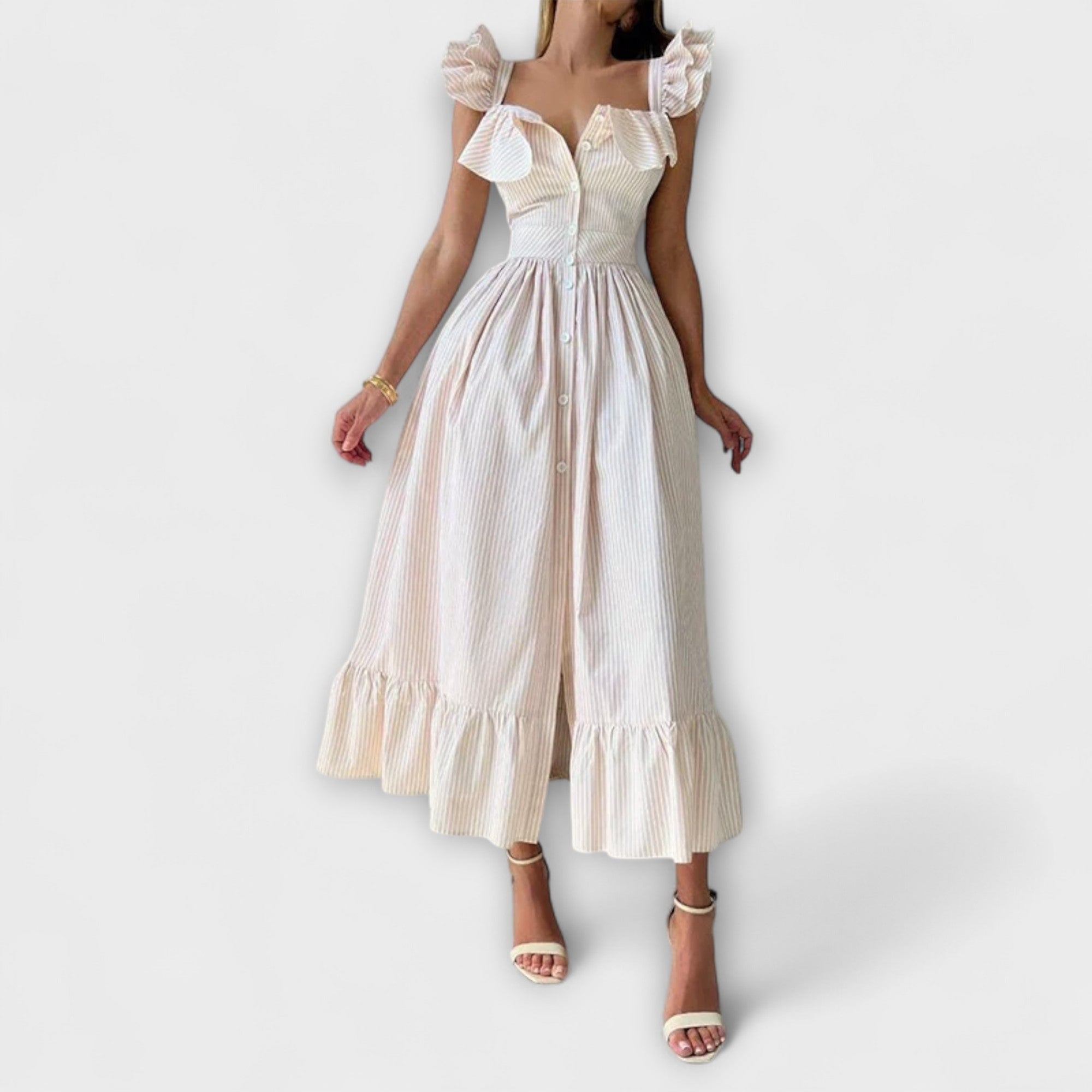 Благовеста - Рокля с набръчкани детайли