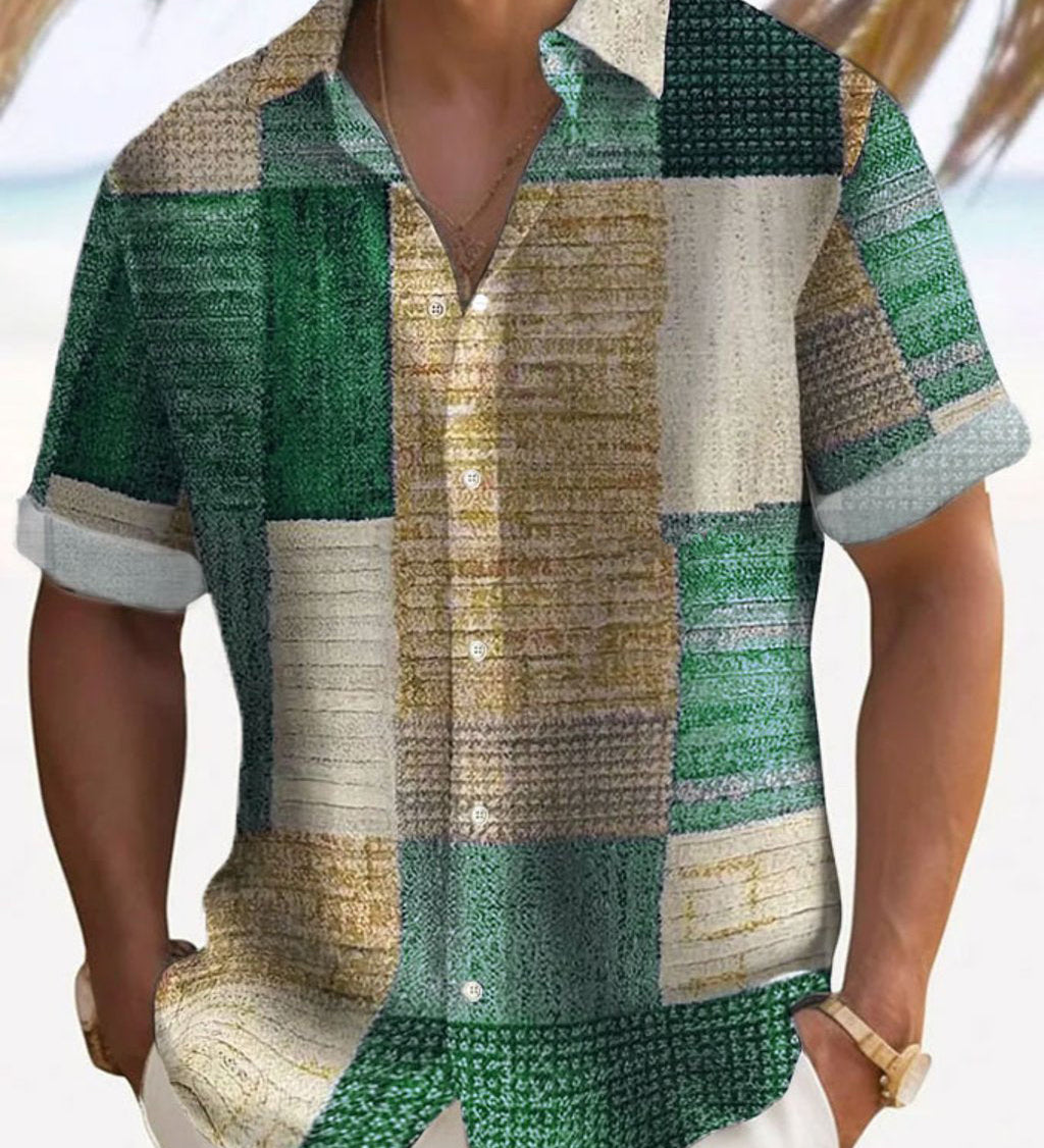 Десислава - Стилна риза с къси ръкави