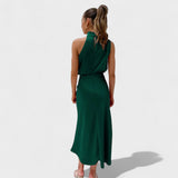 Галина - Елегантна Сатенена Рокля